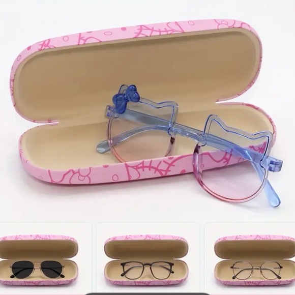 Sanrio Hello Kitty Pink Glasses Case NWOT - Picture 2 of 6